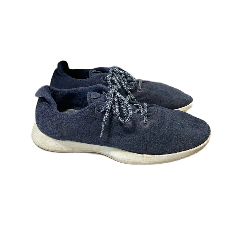 Allbirds Wool Runners Running Shoes Blue Men's 13 Merino Wool Lace Up Low Top